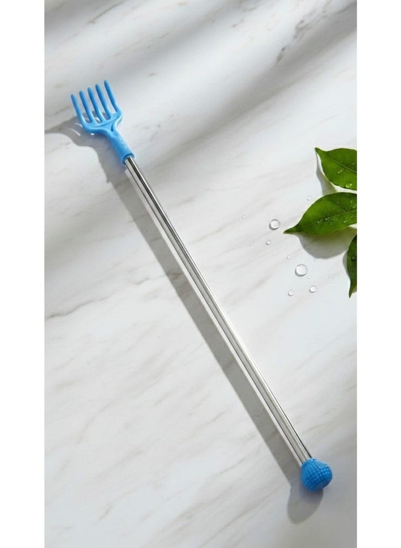 Back Scratcher Stick, Back Scratching Tool, Back Scratcher, Back Scratching Tool, Back Scratcher, Stick for Back Itching, Back Massage, Back Scratching Tool, Back Scratcher, Back Scratcher, Tool for Reaching the Back, Scratching Tool, Tool for the Back and Neck, Neck and Shoulder Scratching, Back Scratching Claw, Back Scratching - Blue Color. - Image 1